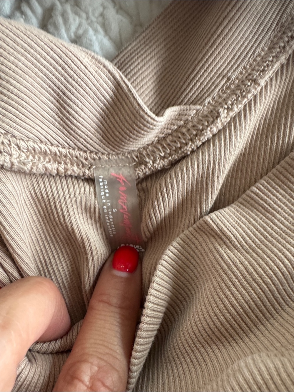 FP Movement by Free People Oversized Long-Sleeve Top in Taupe - Picture 3 of 3